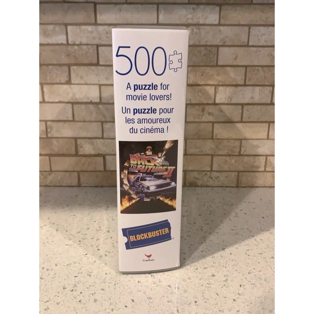 Back to the Future II 2 500 Piece Puzzle in VHS Blockbuster‎ Box Bt